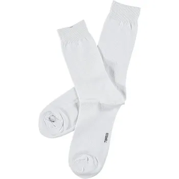 Topeco Strumpor Men Classic Socks Plain Vit Strl 45/48 Herr