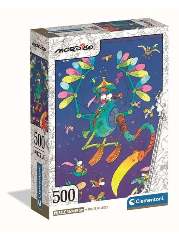 Clementoni Pussel HQC Mordillo the Journey, 500 bitar 2D Pussel