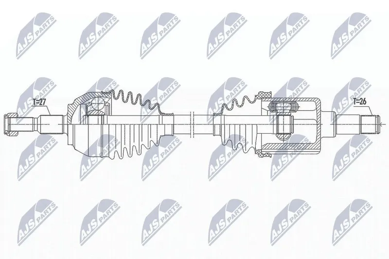 Drivaxel NTY NPW-FR-117