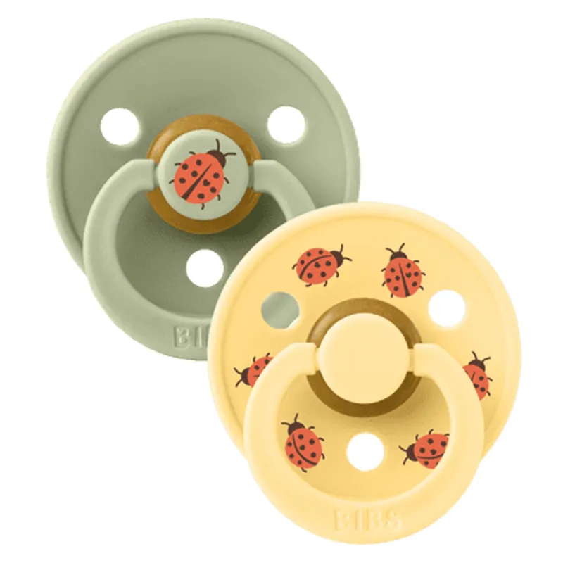 BIBS Studio Colour Latex Size 3 Ladybug Sage Mix 2-pack