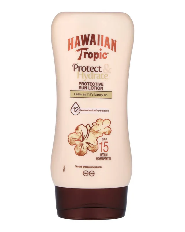 Hawaiian Protect Hydrate Sun Lotion SPF 15 180 ml