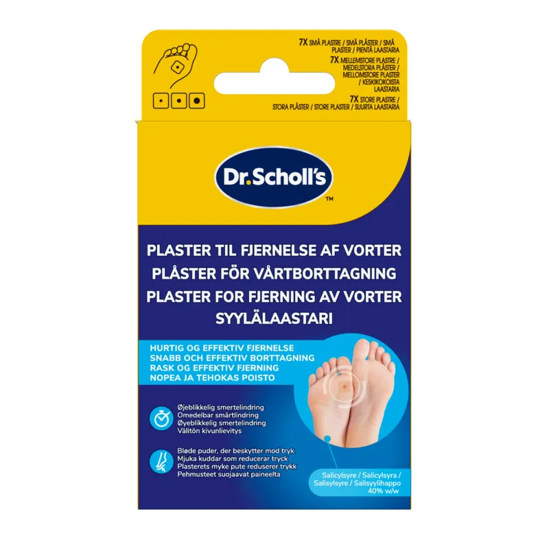 Dr. Scholl’s Plåster för vårtborttagning 7×3 st