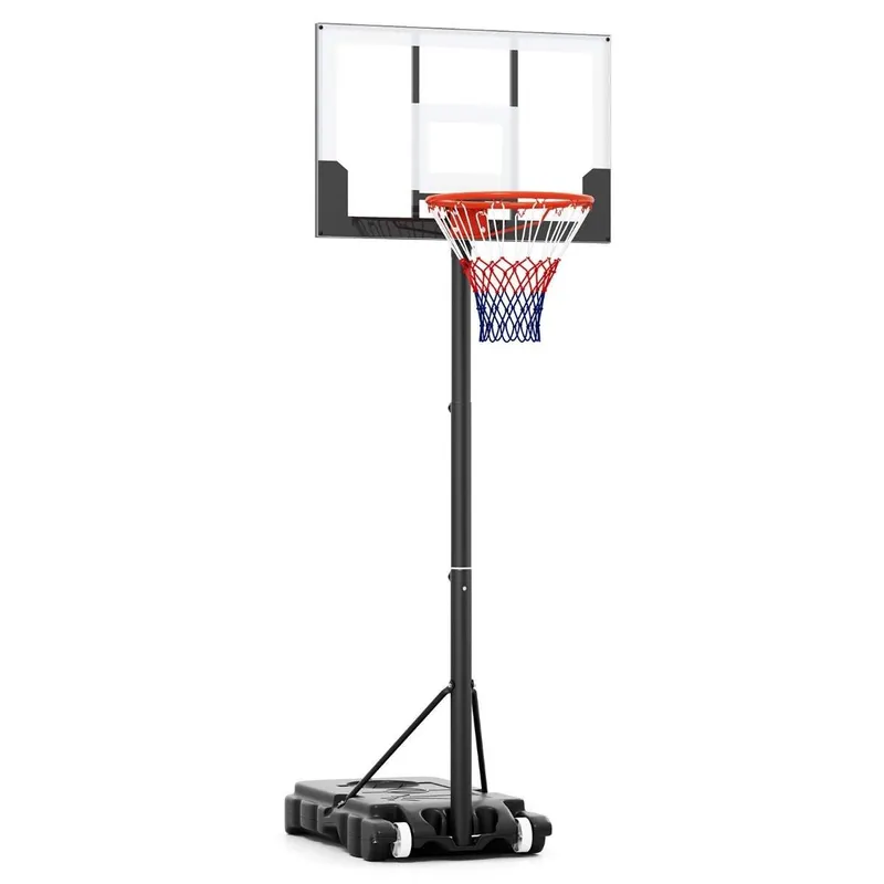 Justerbar utomhusbasketbåge - 100 till 212 cm höjdområde