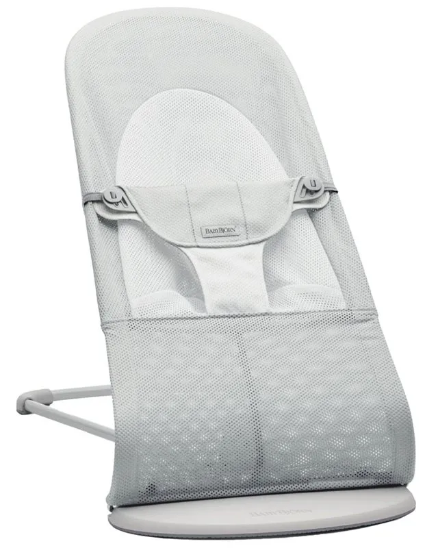 Babybjörn Balance Soft mesh, silver/vit/grå ram