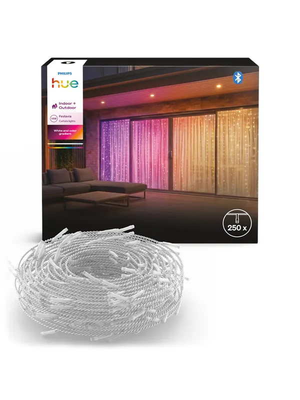 Philips Hue Festavia ljusgardin, 250 LED