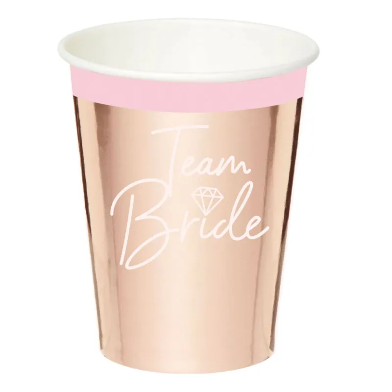 Pappersmuggar Möhippa Team Bride - 8-pack