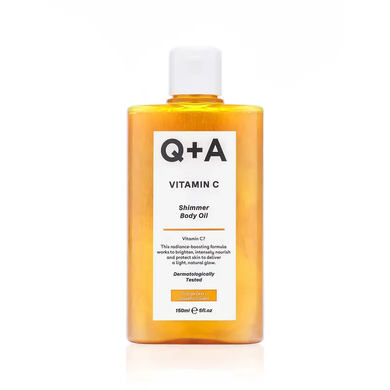 Q+A Vitamin C Shimmer Body Oil 150 ml