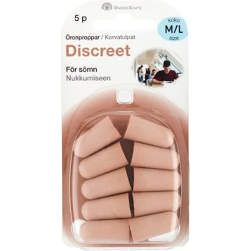 Öronpropp Diskret - Small 5 par - 40 st