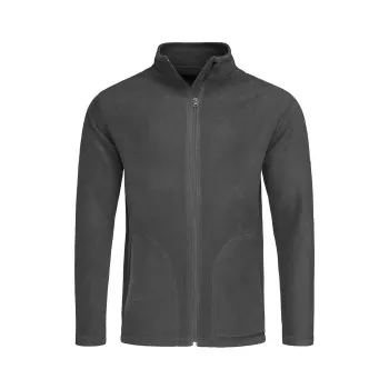 Stedman Active Fleece Jacket For Men Grå polyester Medium Herr