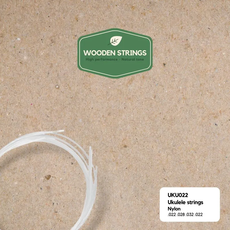 Wooden strings UKU022 ukulele-strängar