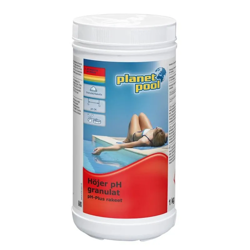 Planet Pool Höjer pH Granulat pH-höjande, 1 kg