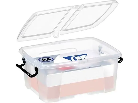 Förvaringsbox CEP® Strata HW671, HxBxL: 18,3 x 29,5 x 40,5 cm, transparent