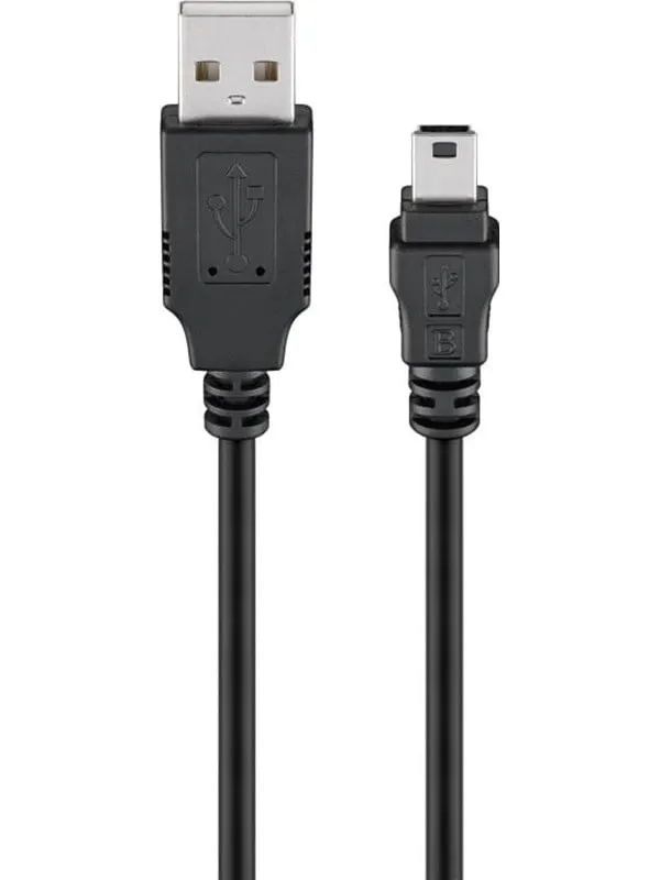 Pro Mini USB sync and charging cable Black