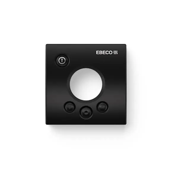 Ebeco EB-Therm 205 Täckfront Svart, för Elko Plus/RS