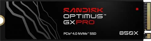 SANDISK Optimus GX PRO 850X SSD - 1TB - M.2 2280 - PCIe 4.0 - Utan värmespridare
