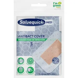 SalvequickMED Maxi Cover ANTIBACT plåster 5 st