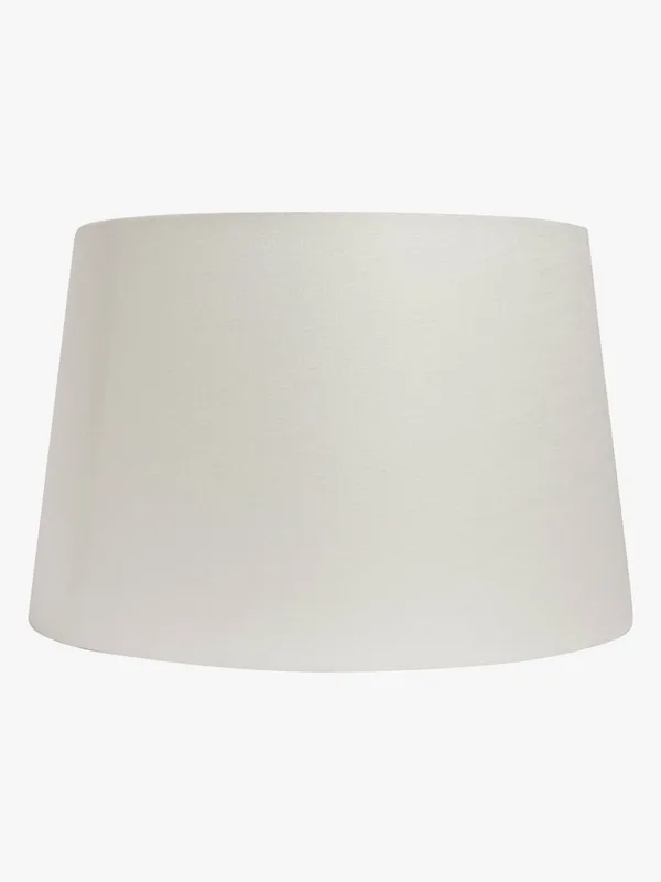 Lampskärm Basic Straight, vit, Ø 33 cm – Watt & Veke - Design - Tyg / textil