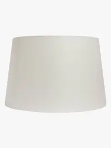 Lampskärm Basic Straight, vit, Ø 33 cm – Watt & Veke - Design - Tyg / textil
