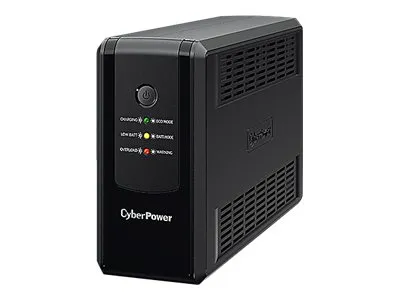 CyberPower UT Series UT650EG – UPS – AC 230 V – 360 Watt – 650 VA – utgångskontakter: 3 – svart
