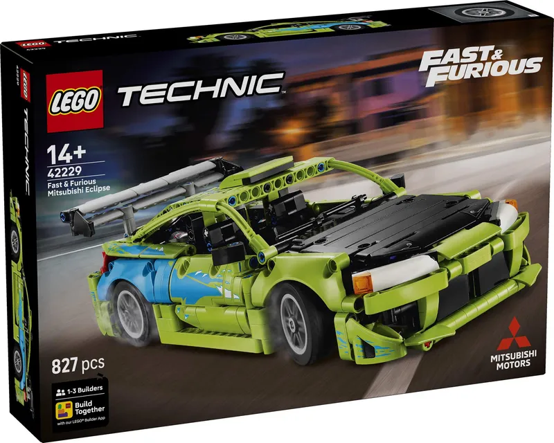 Fast and Furious Mitsubishi Eclipse bil LEGO® Technic (42229)