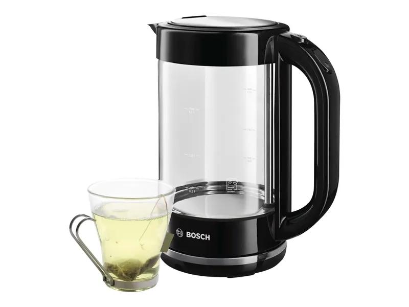 Bosch TWK70B03 – Vattenkokare – 1.7 liter – 2.4 kW – svart