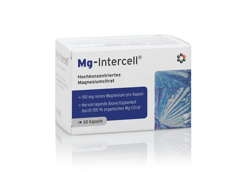 Intercell Pharma – Mg-Intercell Magnesiumcitrat, 60 kapslar