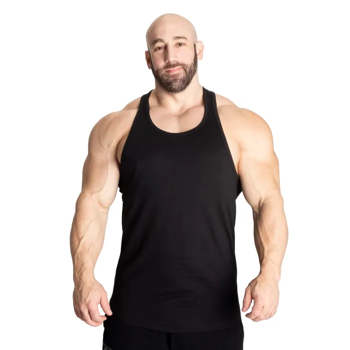 Standard Essential T‑Back Linne Svart (#7170)