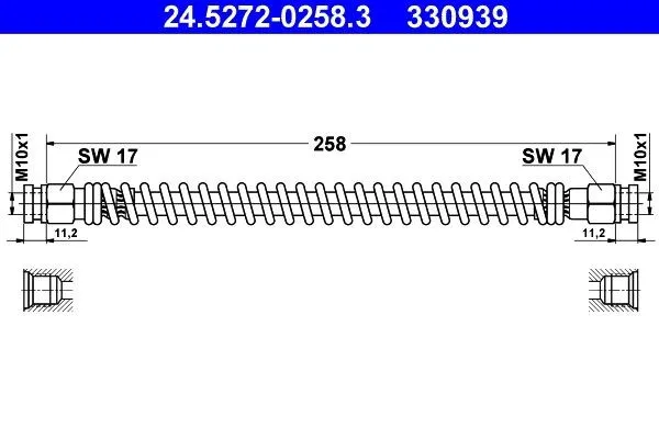 Bromsslang ATE 24.5272-0258.3