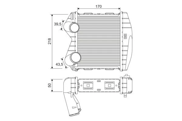 Intercooler VALEO 818366
