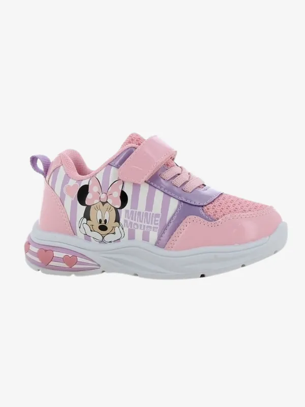 Disney Mimmi Pigg Blinkande Sneakers, Light Pink/Lilac, 31