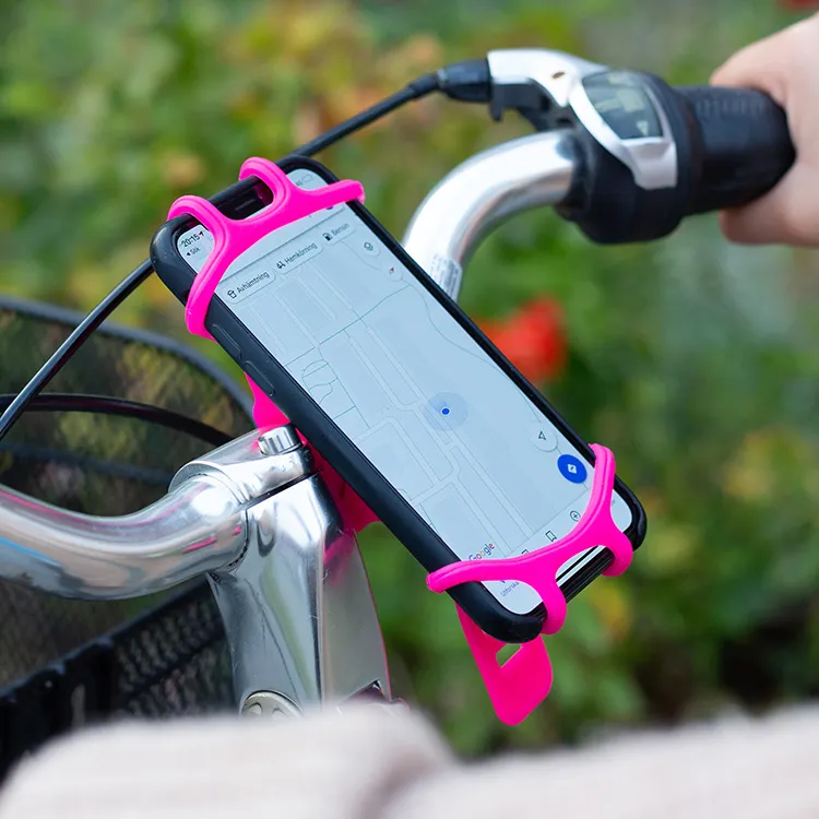 Mobilhållare för cykel/ barnvagn/ golfvagn Rosa