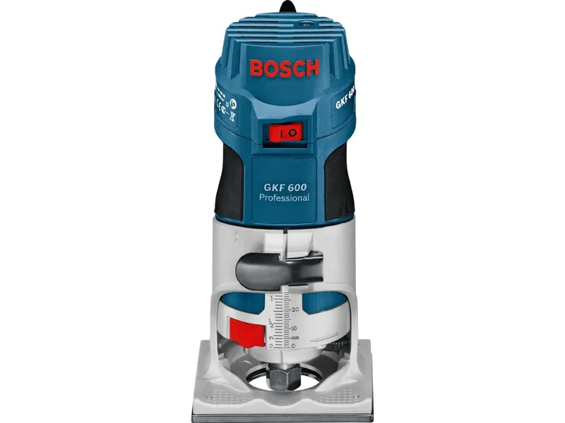 Bosch Professional Kantfräs 060160A100 GKF 600 inkl. parallellanslag, inkl. väska 600 W