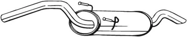 Bakre ljuddämpare BOSAL 148-265