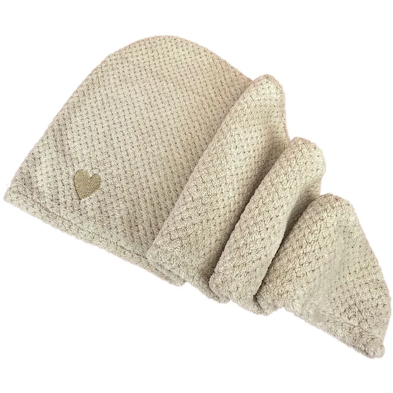 Yuaia Haircare Microfibre Hair Towel Sand