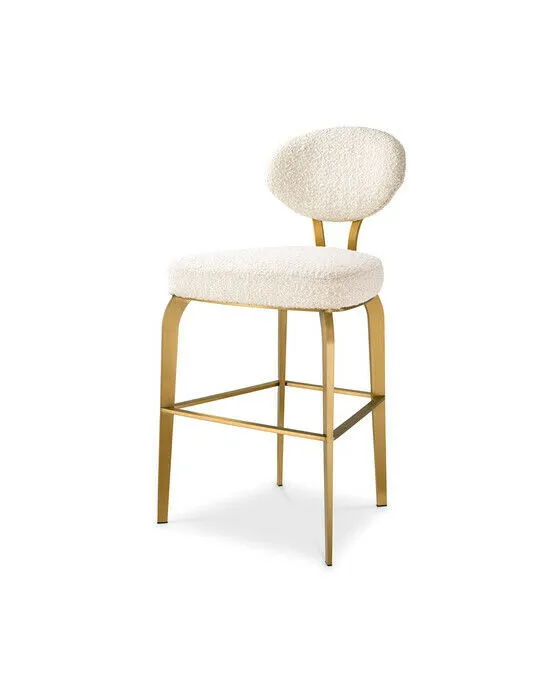 Dorrego barstol bouclé cream
