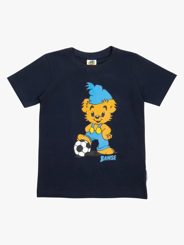 Bamse Fotbollsspelare By Martinex T-shirt, Blå, 86
