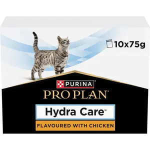 Veterinary Diets Feline HC HydraCare Vätskeersättning Kyckling för Katt - 10 st x 75 g