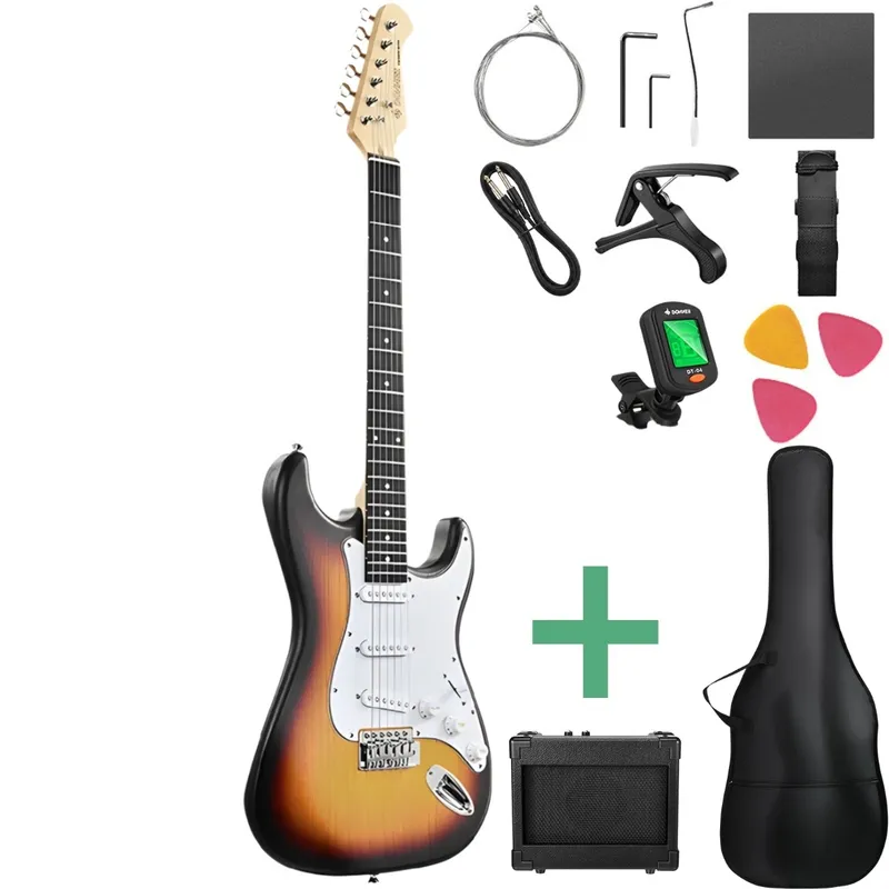 Donner DST-80 elgitarr paket sunburst