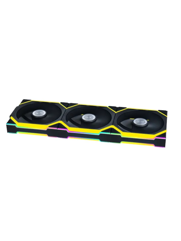 Lian Li UNI FAN SL Wireless (3-pack) - Chassi fläkt - 120mm - Svart med RGB LED - 29 dBA