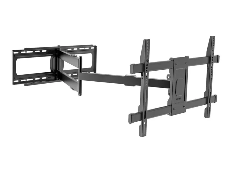 TECHLY mounting kit - full-motion - for flat panel - extra long - black - Max 70 kg - recommended for 80″