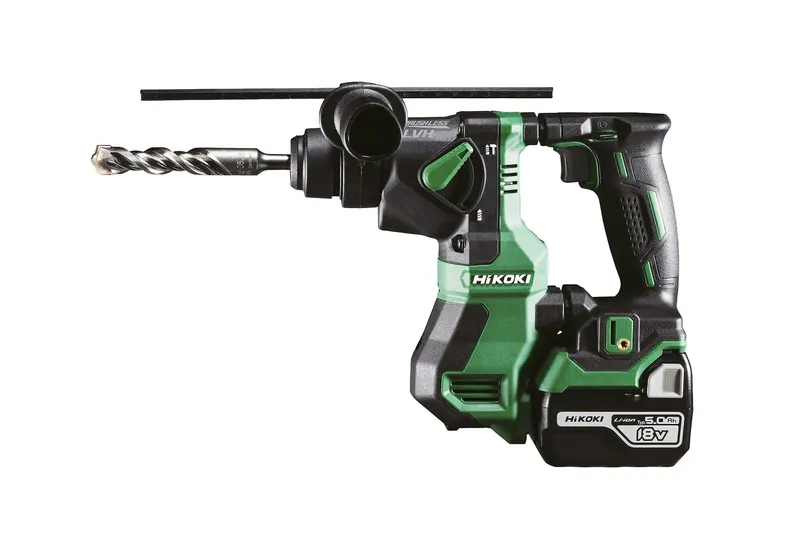 HiKOKI DH18DPA Borrhammare med 5,0 Ah batterier och laddare