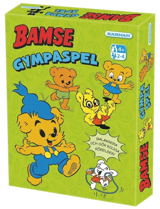 Barnspel Bamse Gympaspel Kärnan