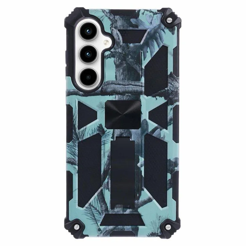 Mobilskal för Samsung Galaxy S26 Plus Kickstand PC + TPU – Ljusgrön