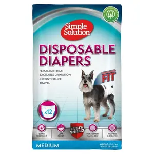 Simple Solution Disposable Hundblöjor 12-pack (#5849)
