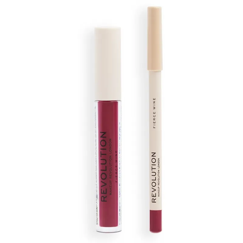 Makeup Revolution Lip Contour Kit Fierce Wine – 4 ml