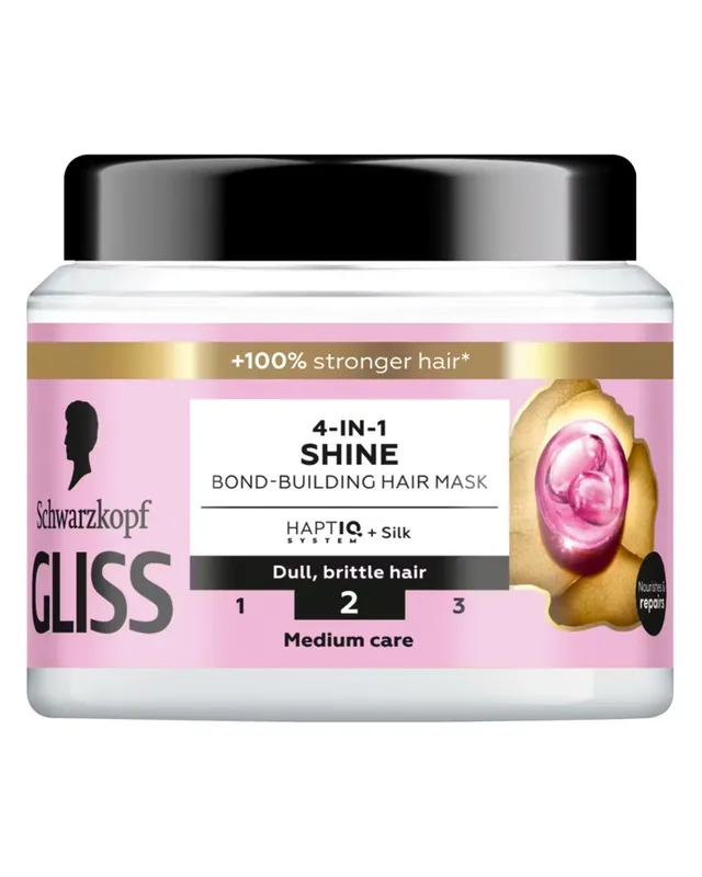 Schwarzkopf Gliss 4-In-1 Shine Bond-Building Hair Mask 400 ml