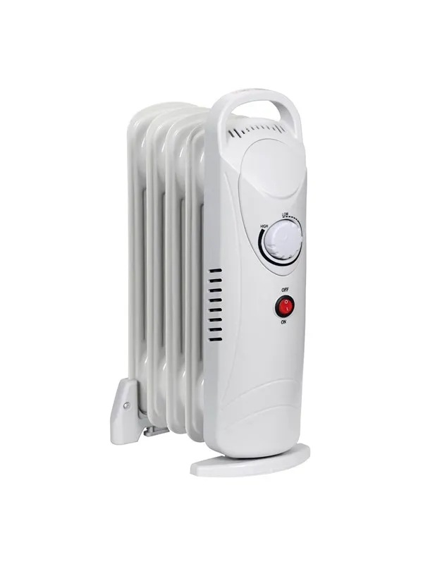 Gripo Oil radiator 500W with 5 ribs, Grey