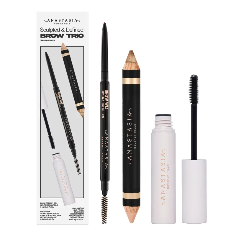 Anastasia Beverly Hills Sculpted & Defined Brow Trio – Medium Brown