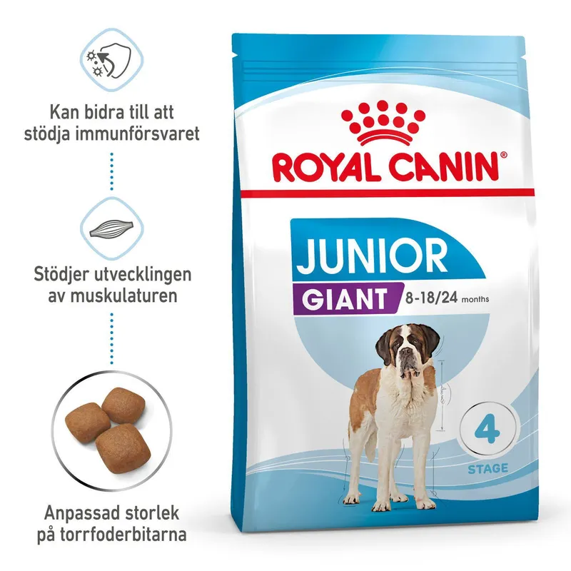 Royal Canin GIANT Junior Torrfoder för hundvalp 15 kg
