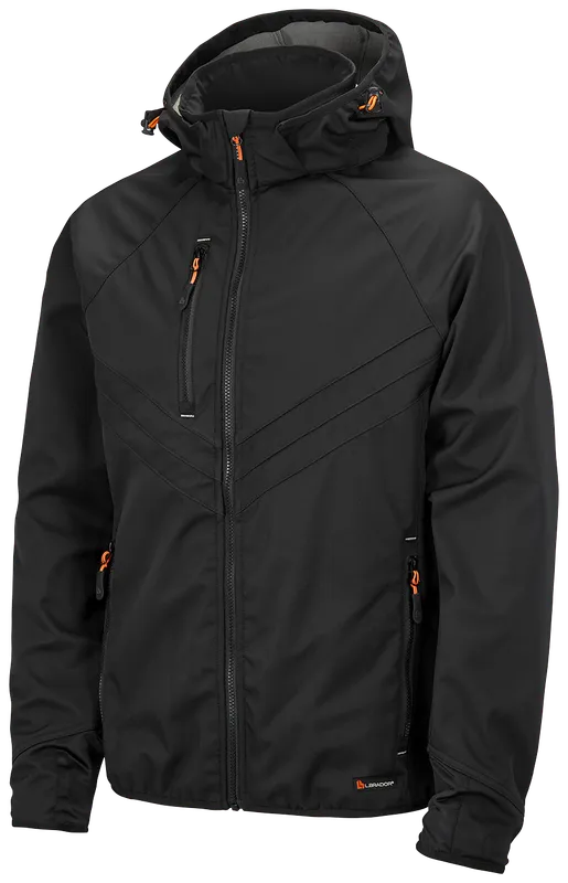 L.Brador 2032P Softshelljacka svart XXL